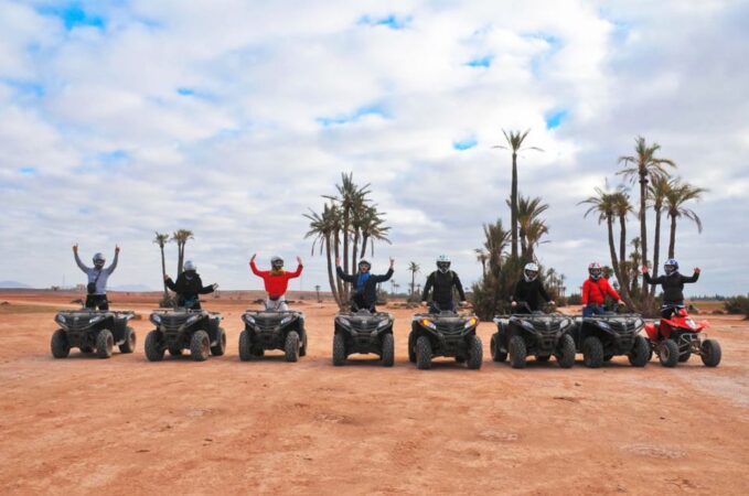 Marrakech : 2 h de quad et balade en chameau à la Palmeraie